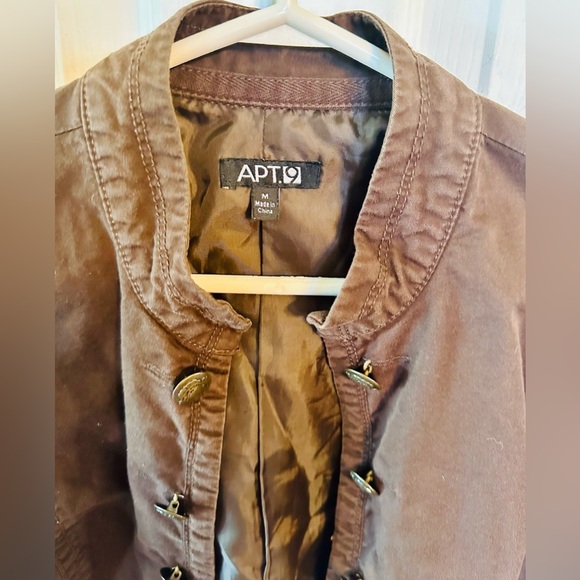 🎉HOST PICK!🎉🧥🤎Apt. 9 Brown Spring/Fall Jacket🤎🧥 - Picture 3 of 11